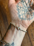 Vintage Sterling Silver Snake Chain Bracelet