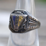 Vintage Sterling 1955 Class Signet Ring 5.5