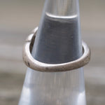 Vintage Sterling Silver Modernist Ring 5.75