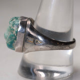 Vintage Sterling Seafoam Turquoise Ring 11.5