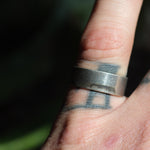 Vintage Sterling Silver Band 6