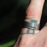 Vintage Sterling Silver Band 6