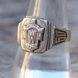 Vintage Sterling Willoughby Class Signet Ring 9