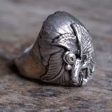 Vintage Sterling Eagle Ring 12.25