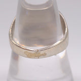 Vintage Sterling Turquoise Stamped Band Ring 9.75