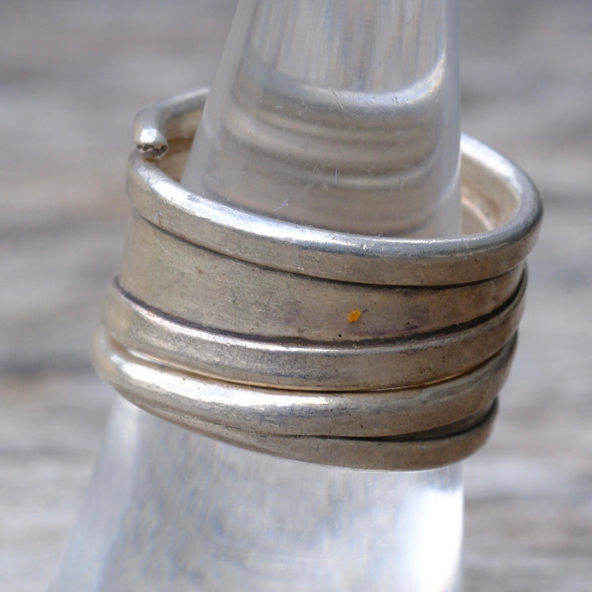 Vintage Sterling Silver Band Ring 7