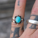 Vintage Sterling Turquoise Ring 5