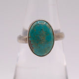 Vintage Sterling Turquoise Ring 6.25