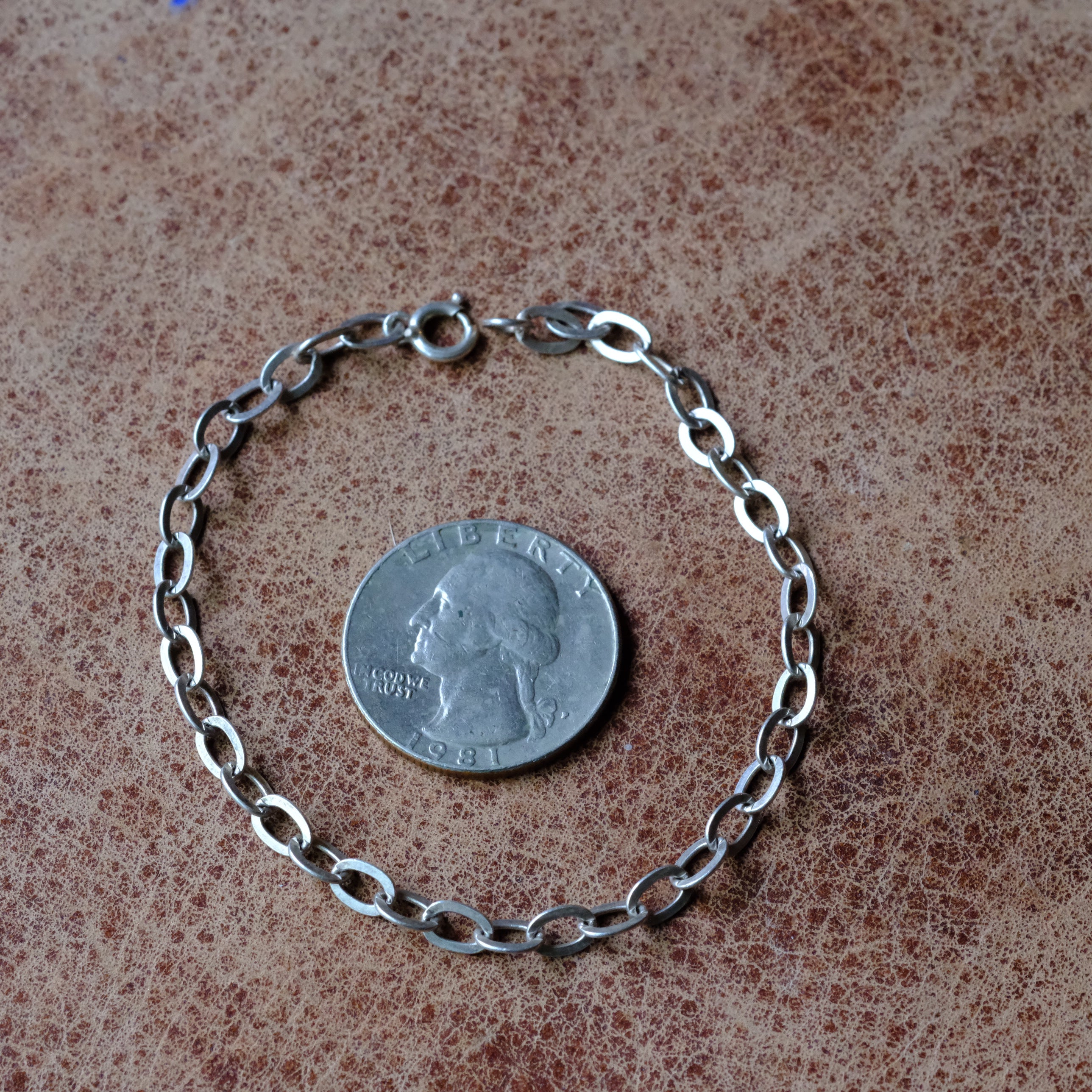 Vintage Sterling Silver Link Bracelet