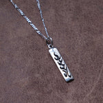 Vintage Sterling Silver Tribal Totem Necklace