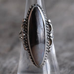 Vintage Sterling Agate Ring 7