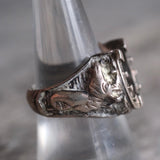 Vintage Sterling Silver Lucky Horseshoe Ring 9