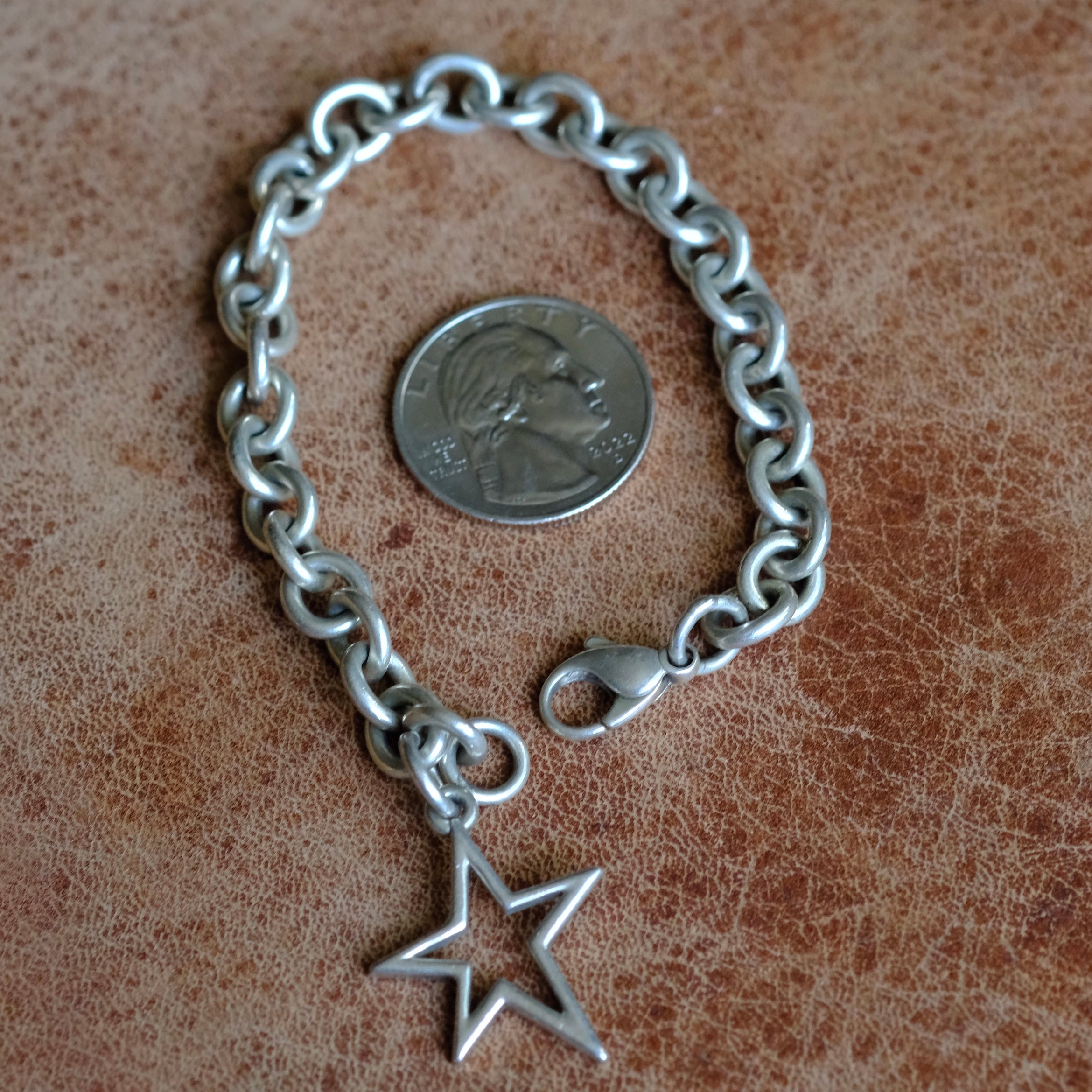 Vintage Sterling Silver Charm Bracelet