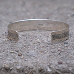 Vintage Sterling Silver Textured Cuff