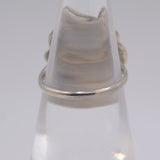 Vintage Sterling Coral Florette Ring 4.25