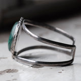 Vintage Sterling Chrysocolla Cuff