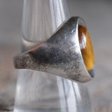 Vintage Sterling Tigers Eye Ring 9.25