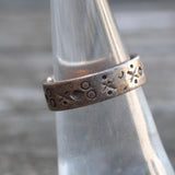 Vintage Sterling Silver Band 6