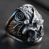 Vintage Sterling Silver Eagle Ring 11