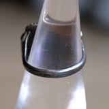 Vintage Sterling Turquoise Roper Ring 5.5