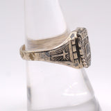 Vintage Sterling 1957 Class Signet Ring 7.5