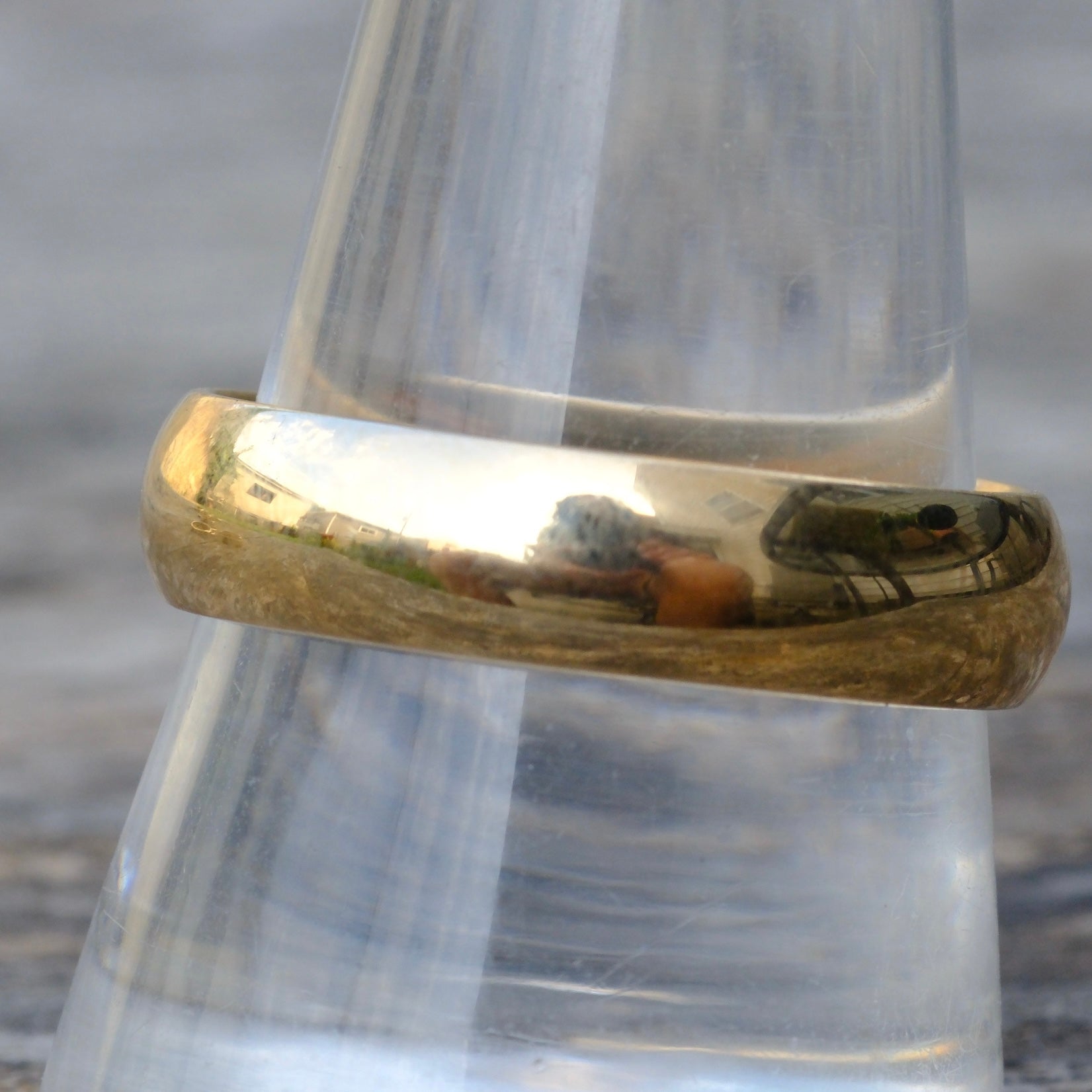 Vintage 14K Gold Band Ring 9.75 8.4 Grams