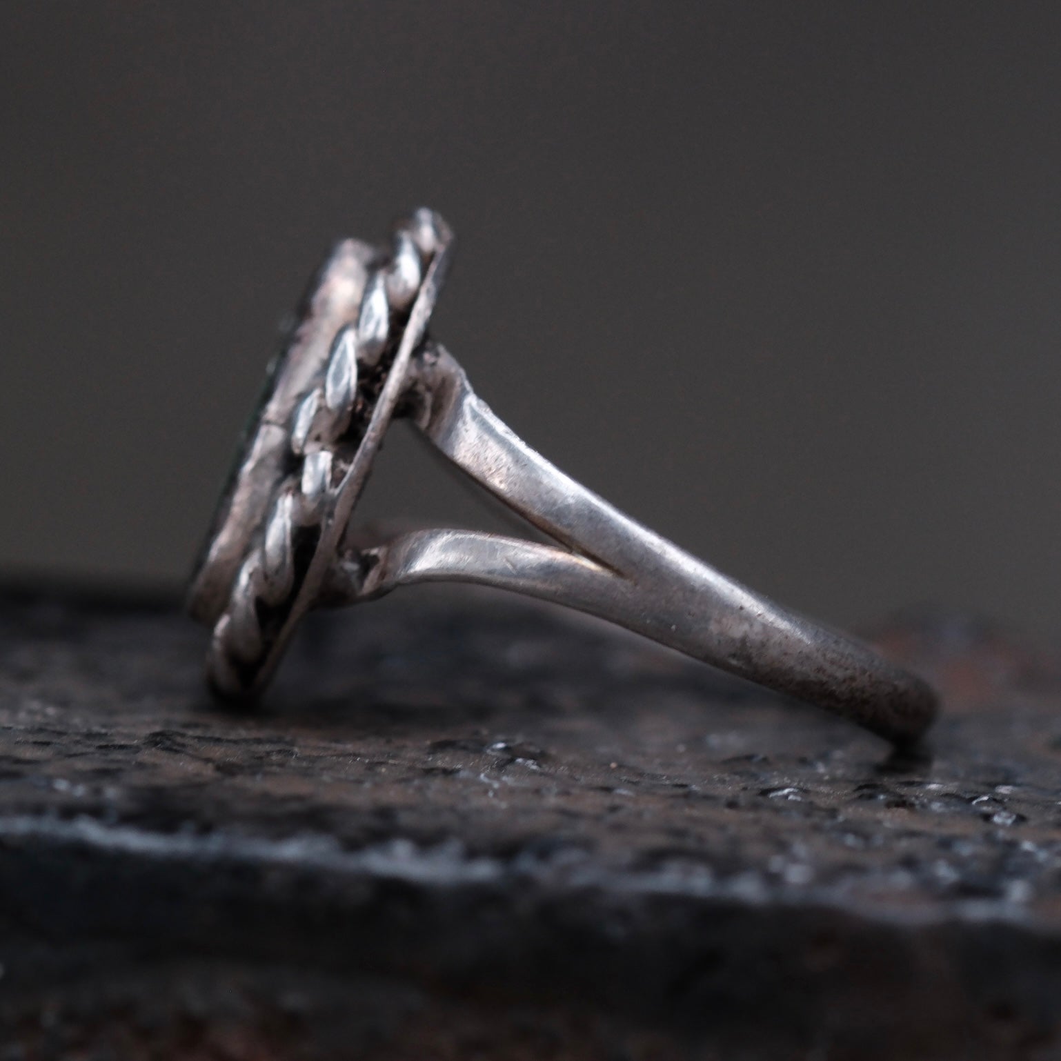 Vintage Sterling Turquoise Ring 5