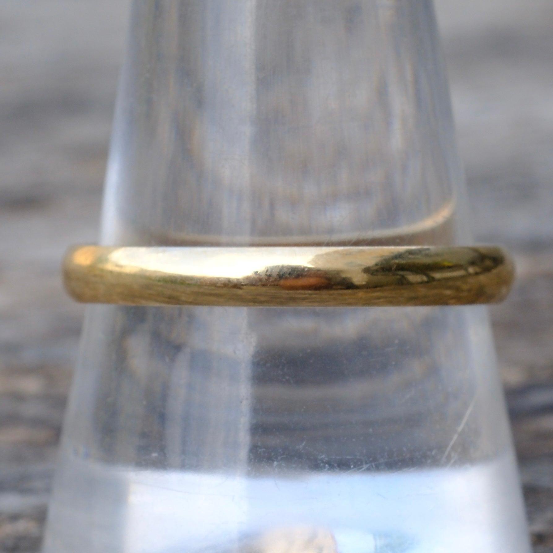 Vintage 14K Gold Band Ring 10.75