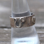 Vintage Sterling Silver Handmade Band 9.25