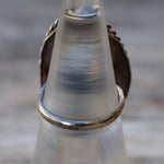 Vintage Sterling Turquoise Roper Ring 7.25