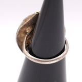 Vintage Sterling Turquoise Roper Ring 6.5