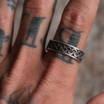 Vintage Sterling Silver Band 11