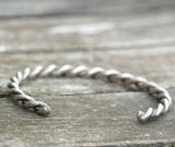 Vintage Sterling Silver Twisted Cuff