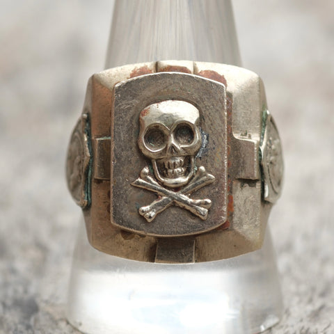 Vintage Mexican Biker Souvenir Ring 11.25