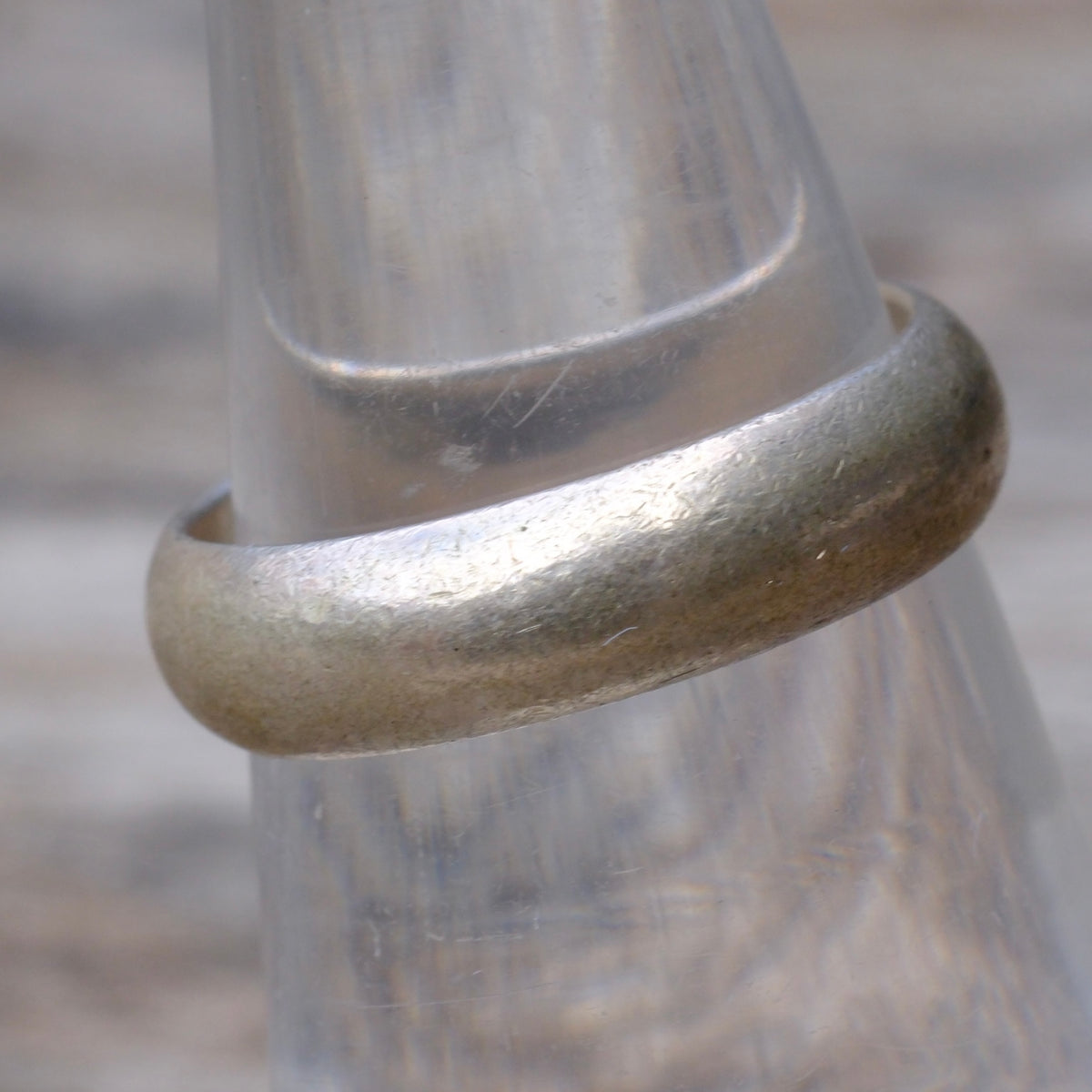 Vintage Sterling Silver Band Ring 6.5