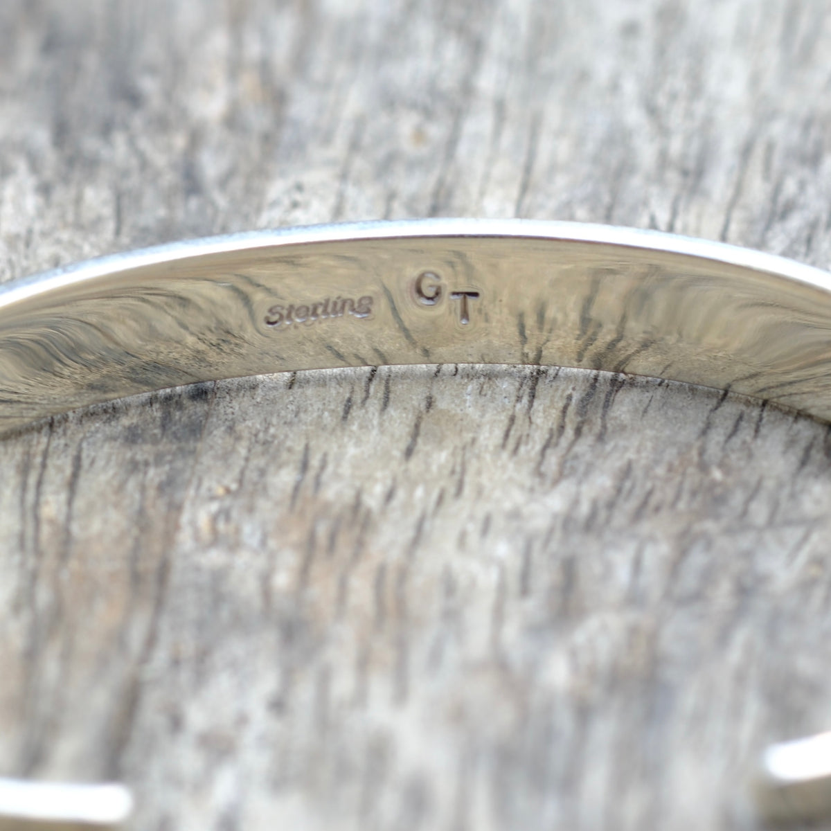 Vintage Sterling Silver Turquoise Inlay Cuff Bracelet