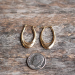 Vintage 14K Gold Hoop Earrings