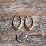 Vintage 14K Gold Hoop Earrings