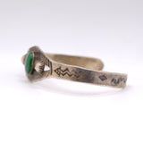 Vintage Sterling Turquoise Cuff Bracelet