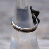 Vintage Sterling Turquoise Florette Ring 5