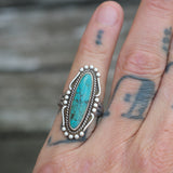 Vintage Sterling Turquoise Ring 6