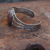 1950's Vintage Agate Stamped Cuff