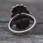 Vintage Sterling Carnelian Ring 4.75