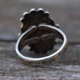 Vintage Sterling Carnelian Ring 4.75