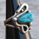 Vintage Sterling Turquoise Ring 5