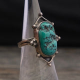 Vintage Sterling Turquoise Ring 5