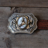 Vintage Horse Belt Buckle