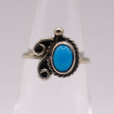 Vintage Sterling Turquoise Ring 4