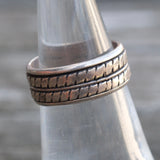 Vintage Sterling Silver Band 6