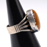 Vintage Sterling Tigers Eye Ring 7.5